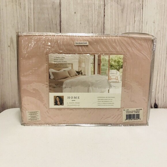 Jennifer Adams Home Eternal Collection Duvet Cover Twin Pink - Picture 3 of 5